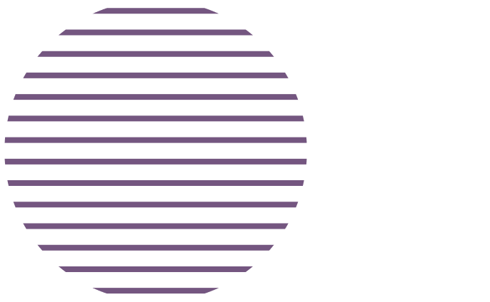 Circle element with lines