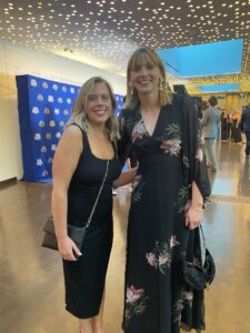 Katie Ledecky and Abby McManus at the USA Swimming Gala
